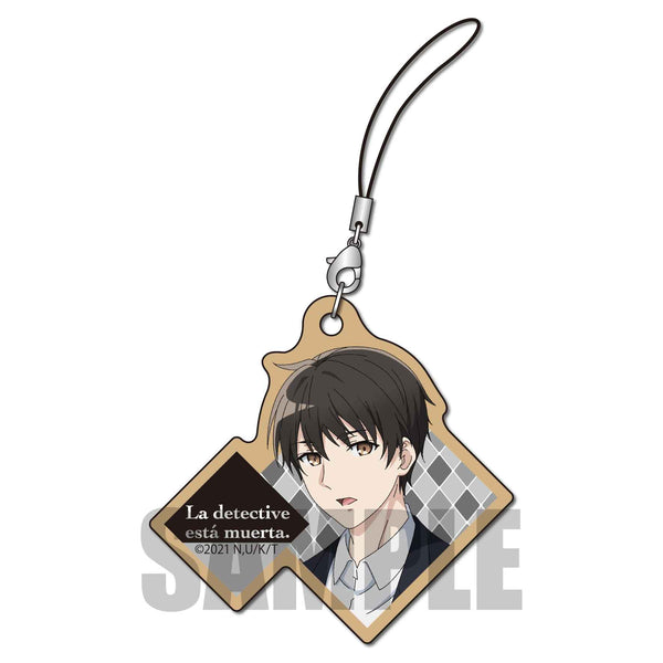 『探偵はもう、死んでいる。』木札ストラップ 君塚 君彦